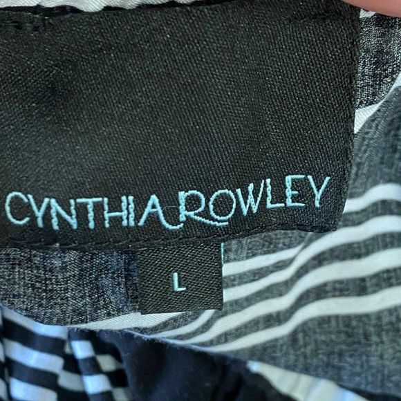 Cynthia Rowley Stripe Off Shoulder Blouse - Picture 6 of 6